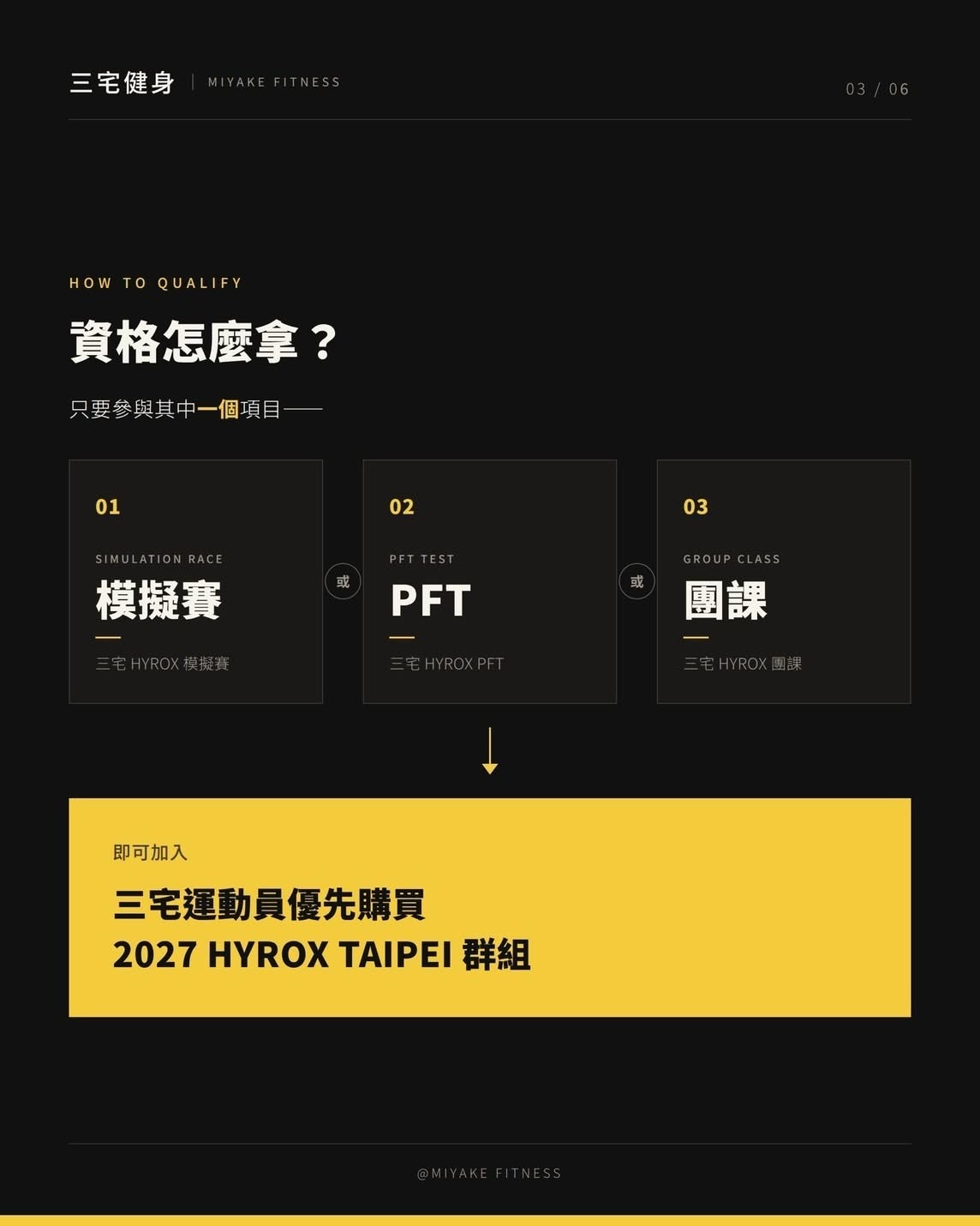 HYROX 課程資訊 2